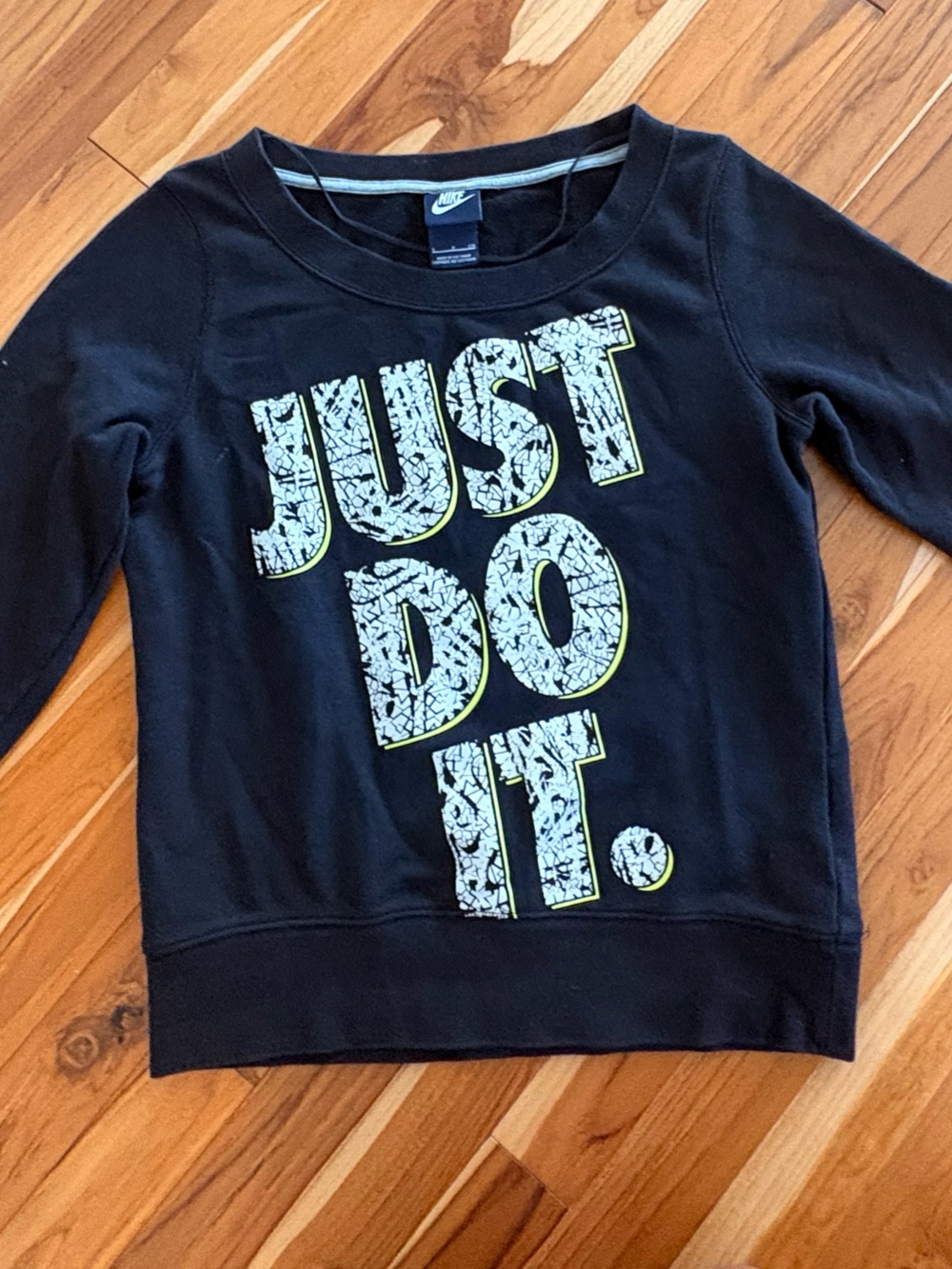 Nike Black "Just Do It" Sweatshirt